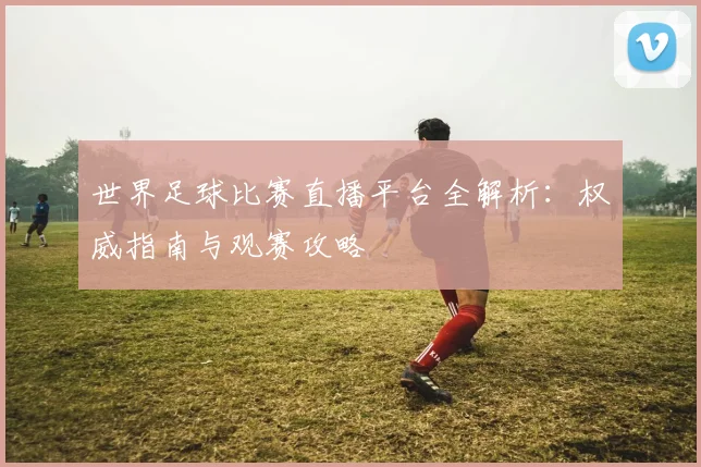 世界足球比赛直播平台全解析：权威指南与观赛攻略